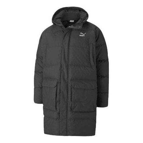 PUMA Classics Long Down Jacket 'Black' 599309-01