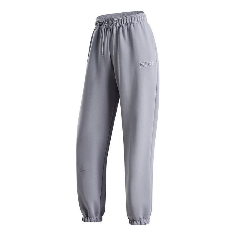(WMNS) Nike Training Sports Leg Knitted Trousers 'Grey' HF0423-012