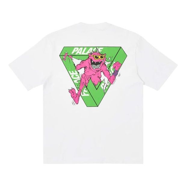 PALACE x M-Zone Crossover Small Tri-Ferg Pattern Short Sleeve Unisex White P20TS087