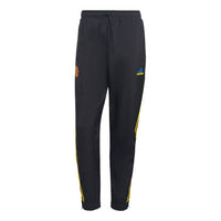 adidas Mufc Icon Wo Pn Contrasting Colors Soccer/Football Bundle Feet Sports Pants Black GR3878