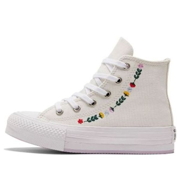 (PS) Converse Chuck Taylor All Star EVA Lift Platform High 'Floral Embroidery' A02229C