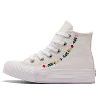 (PS) Converse Chuck Taylor All Star EVA Lift Platform High 'Floral Embroidery' A02229C