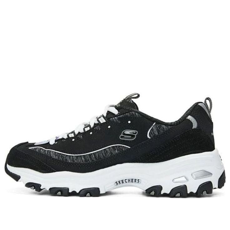 (WMNS) Skechers D'LITES 'Black' 11936-BKW