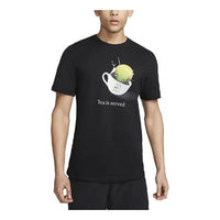 Nike Court Dri-FIT Tennis T-Shirt 'Black' FD0030-010