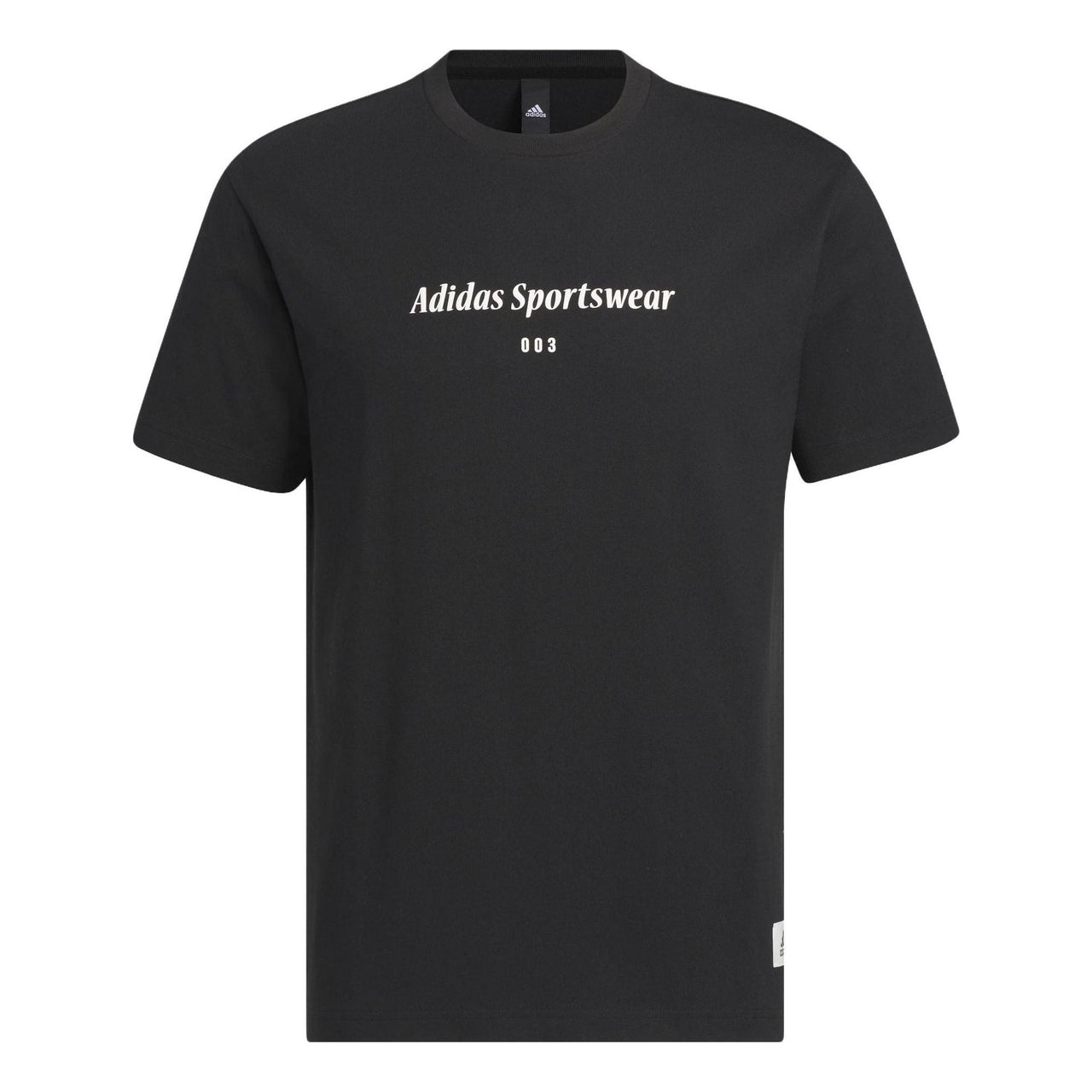 adidas Sportswear Lounge Graphic T-shirt 'Black' IP4991