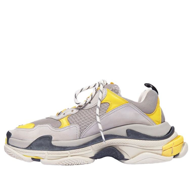Balenciaga Triple S Sneaker 'Yellow Grey' 2019 536737W09OH7074