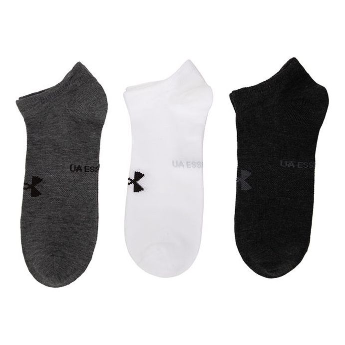 Under Armour Essential No Show Low Socks (3 Pack) 'Multi-Color' 1361459-012