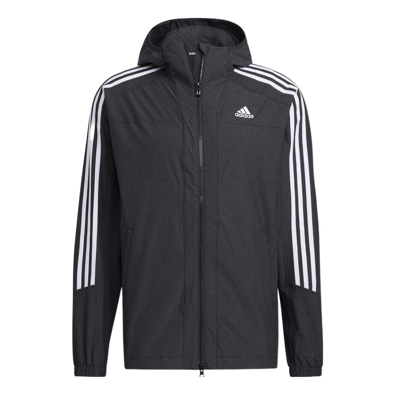 adidas M 3ST 247 CL JK Contrasting Colors Stripe Sports Hooded Jacket Black HC9962