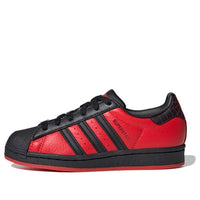 (GS) adidas Originals Superstar Shoes 'Red Black' GV7129