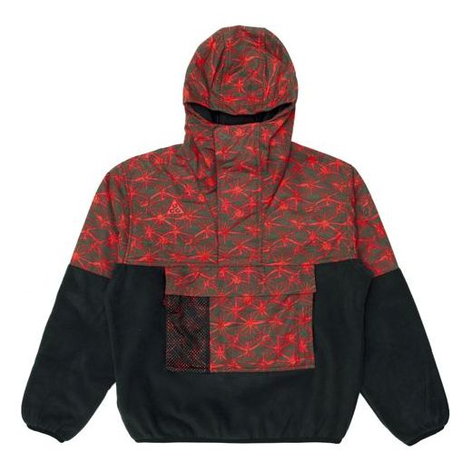 Nike Lab ACG Fleece Top 'Black Rush Red' CK3107-010