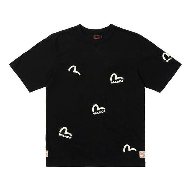 Palace X Evisu Multi Pocket T-Shirt 'Black' P21EVTS002