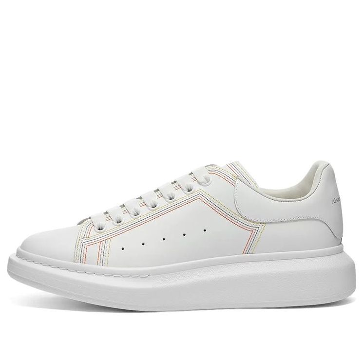 Alexander McQueen Oversized Sneaker 'Embroidered White Multi' 662639WIA4R9035