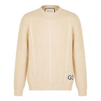 Gucci Waffle-Knit GG Jumper 'Beige' 597732-XKA4K-9772