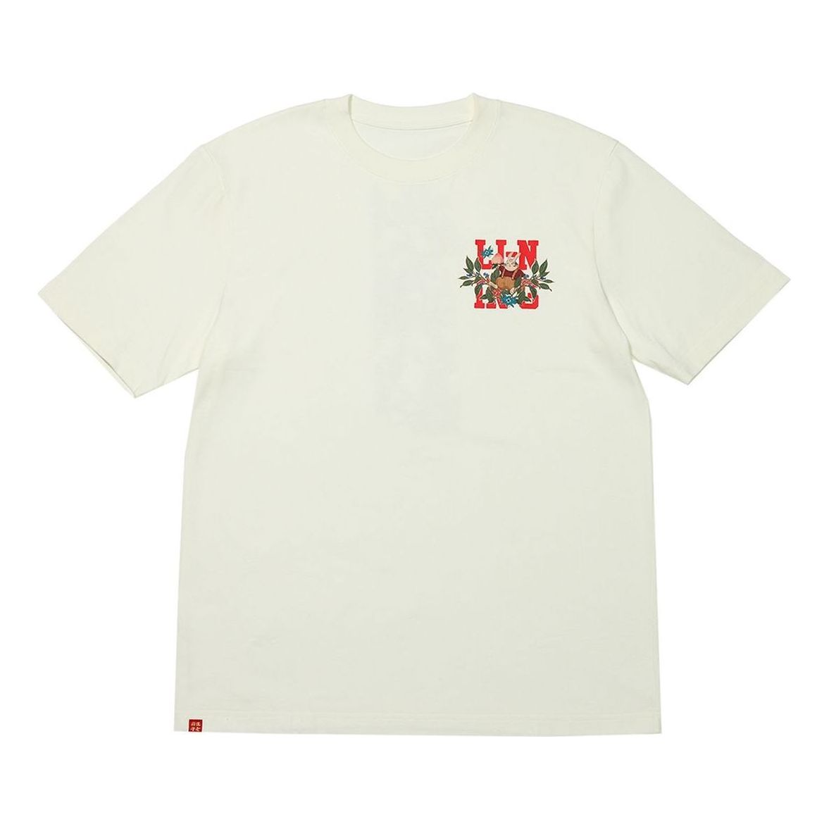 Li-Ning Rijindoujin Cartoon Graphic T-shirt 'Beige' AHST001-1