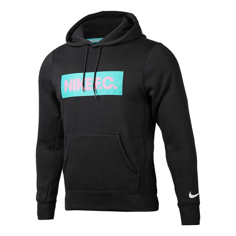 Nike F.C. Football Sweatshirt Fleece Hooded Pullover Men's Black CT2012-011