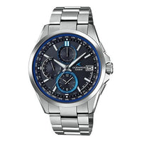 CASIO Solar Powered Quartz Waterproof Mens Blue Analog OCW-T2600-1A