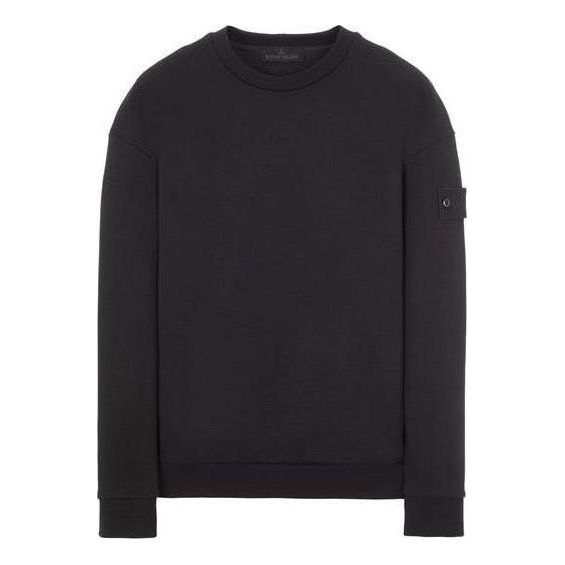 STONE ISLAND Ghost Crewneck Sweatshirt 'Black' 7715633F3-V0029