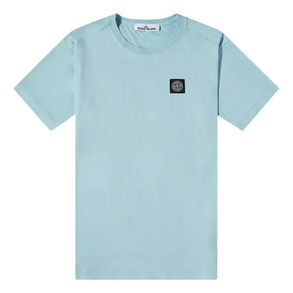 STONE ISLAND Logo Patch T-shirt 'Aqua' 761524113-V0044