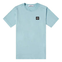 STONE ISLAND Logo Patch T-shirt 'Aqua' 761524113-V0044