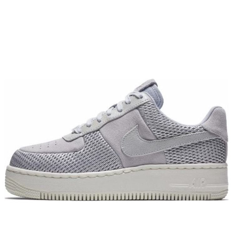 (WMNS) Nike Air Force 1 Upstep Premium 'Metallic Platinum' 917590-001