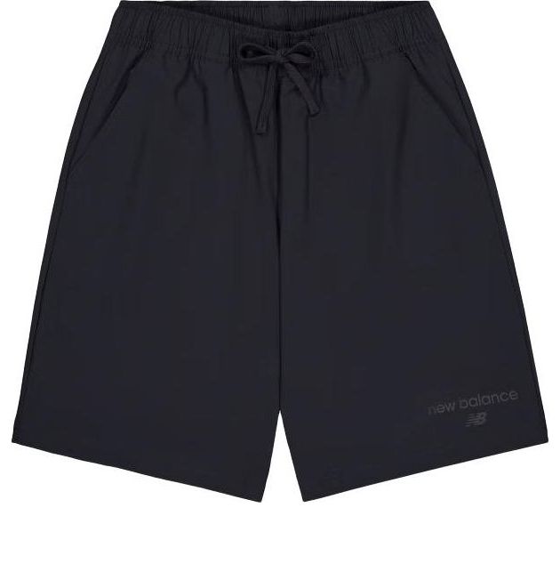 New Balance Logo Woven Shorts 'Black' AMS41521-BK