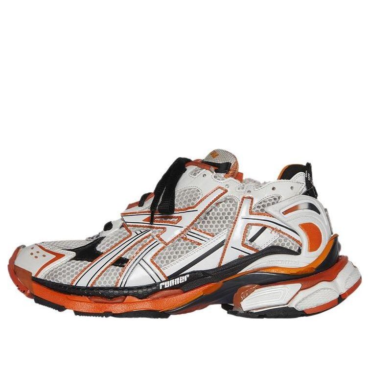 Balenciaga Runner Sneakers 'White Orange Black' 677403W3RB79051