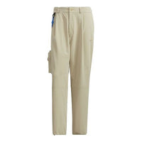 Men's adidas originals CNY Limited Side Big Pocket Casual Sports Pants/Trousers/Joggers Prairie Brown HC0572