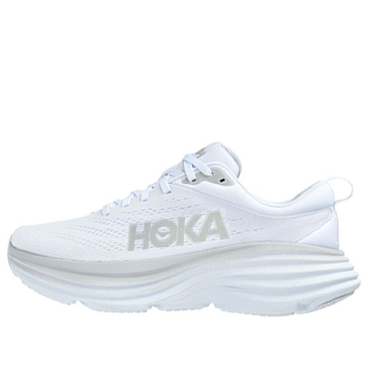 (WMNS) HOKA ONE ONE Bondi 8 Wide 'White' 1127954-WWH