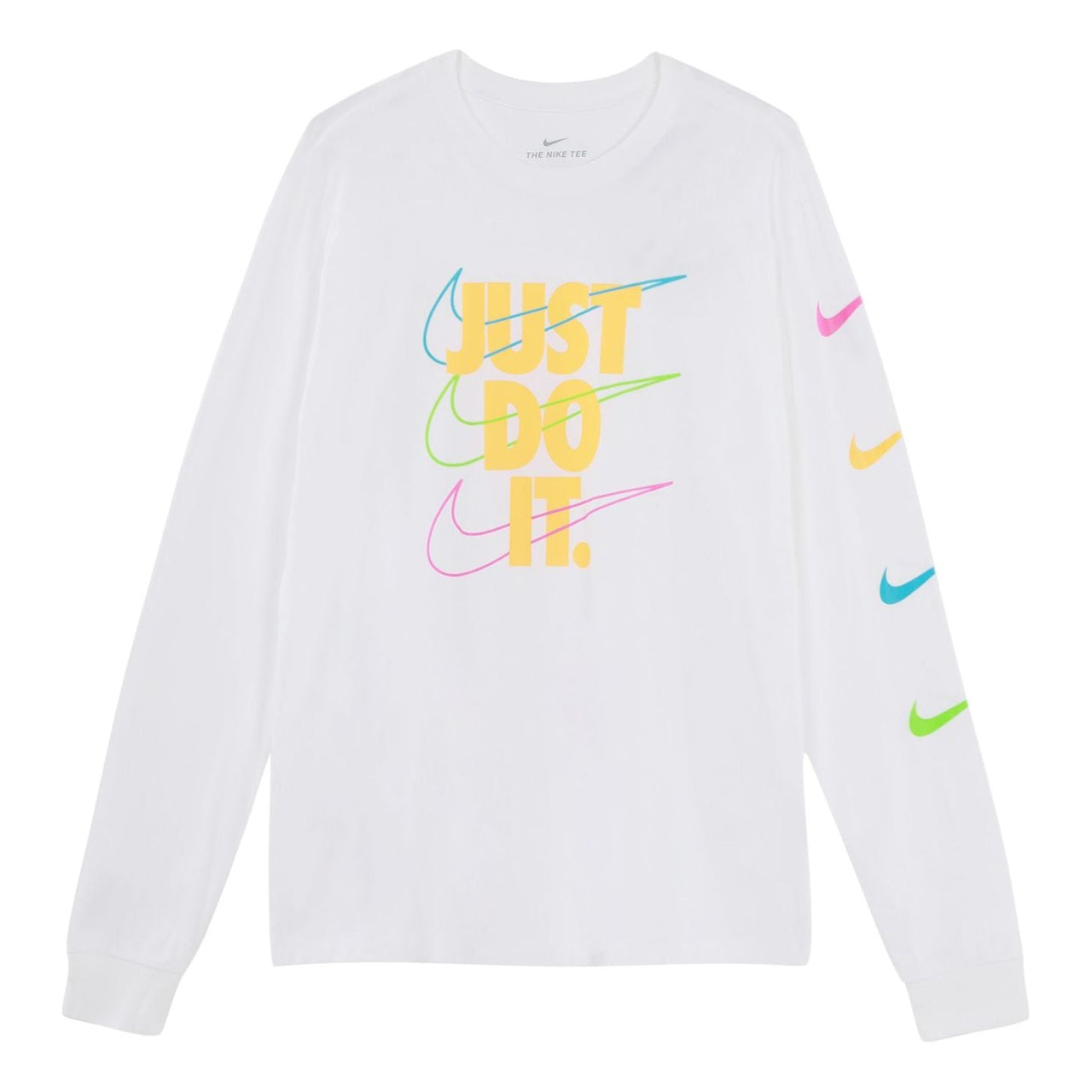 Nike MENS Brandmarks Jdi Casual SportsLong Sleeve White DB6189-100