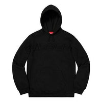 Supreme Set In Logo Hooded Sweatshirt 'Black' SUP-SS19-098