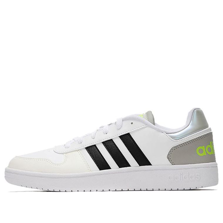 adidas Hoops 2.0 'White Grey Black' H01207