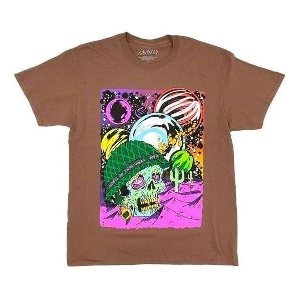 Travis Scott Cactus Jack x Sheck Wes Udboy On Astroworld Tour T-Shirt 'Brown' TC-351
