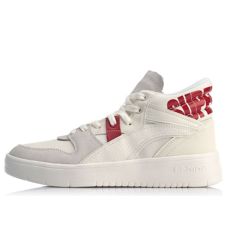 Li-Ning Superwave Mid 'White Red' AGCP137-1