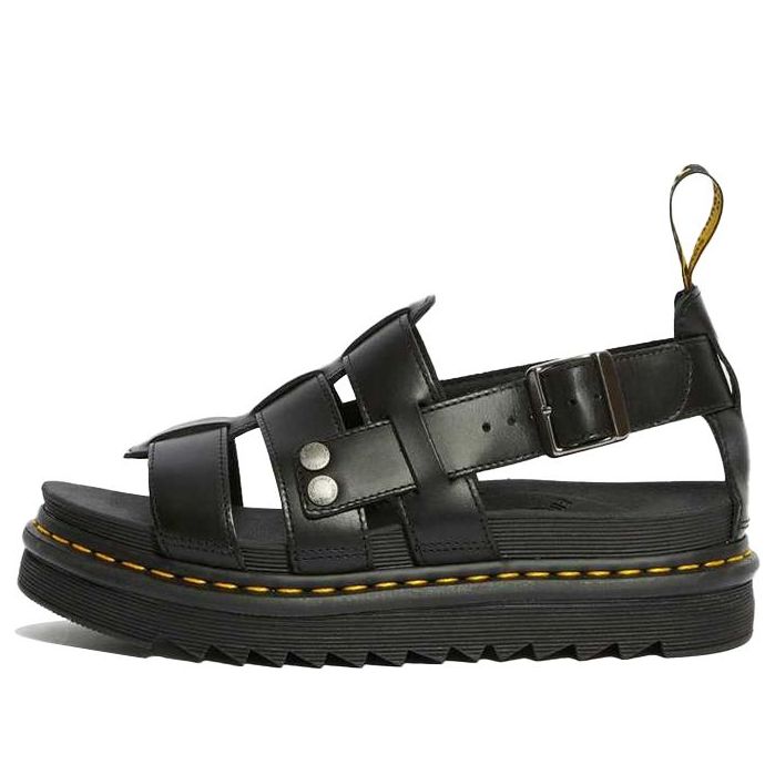 Dr. Martens Terry Leather Black Sandals 23521001