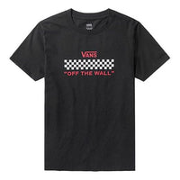 (WMNS) Vans Boyfriend Grid Short Sleeve Black VN0A3ZODBLK