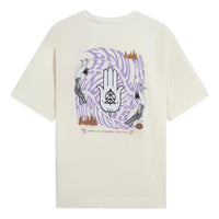 Li-Ning Endless Summer Festival Graphic Loose Fit T-shirt 'Beige' AHSSB09-2