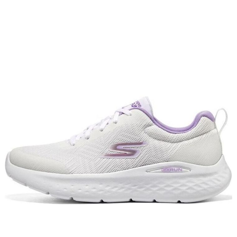 (WMNS) Skechers GO RUN Lite 'White Purple' 129425-WPR