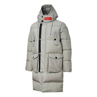 PUMA x Attempt Padded Down Jacket 'Grey Black' 598253-84
