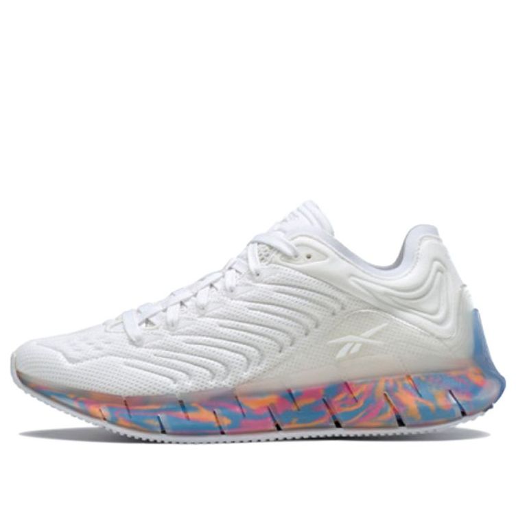 (WMNS) Reebok Zig Kinetica 'White Blue Pink' FW6155