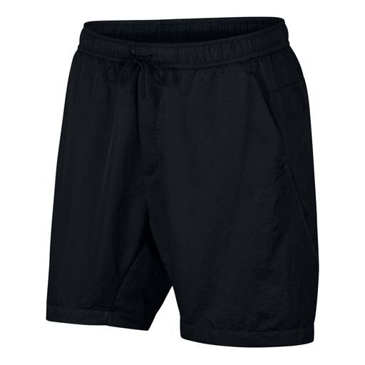 Men's Nike SPORTSWEAR Woven Black Shorts AR3230-010