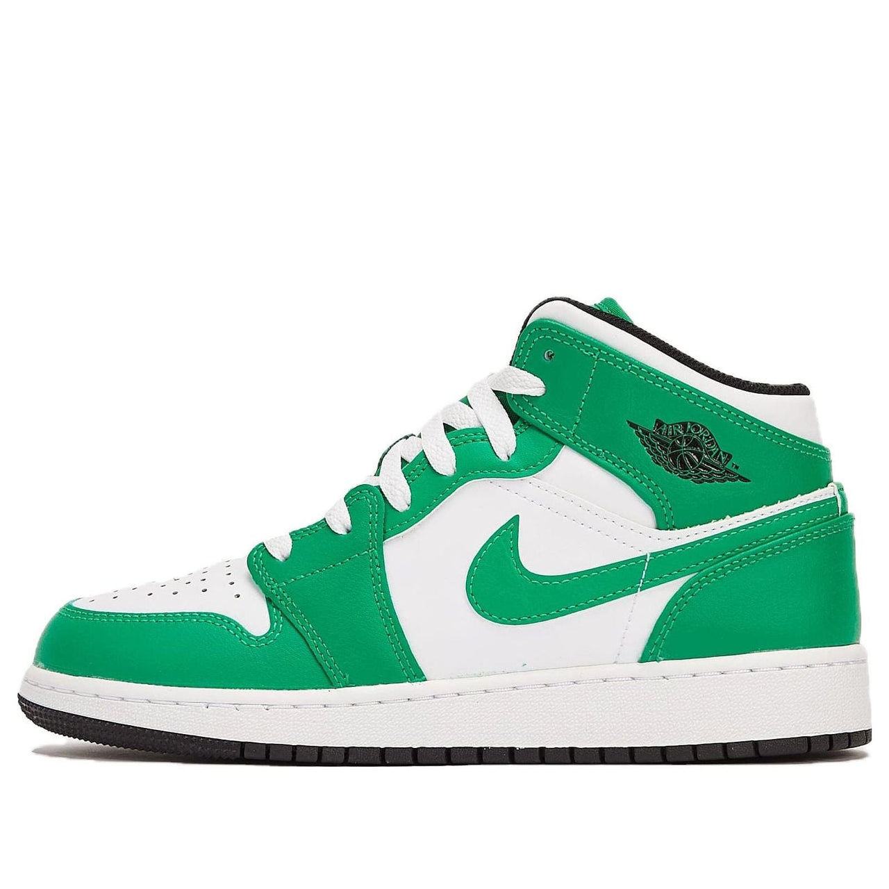 (GS) Air Jordan 1 Mid  'Lucky Green' DQ8423-301