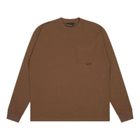 Drew House Basic Longsleeve Pocket T-shirt 'Brown' DR-SS22-207