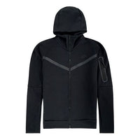 Nike Casual Sports Breathable Zipper Hooded Jacket Black CU4489-010