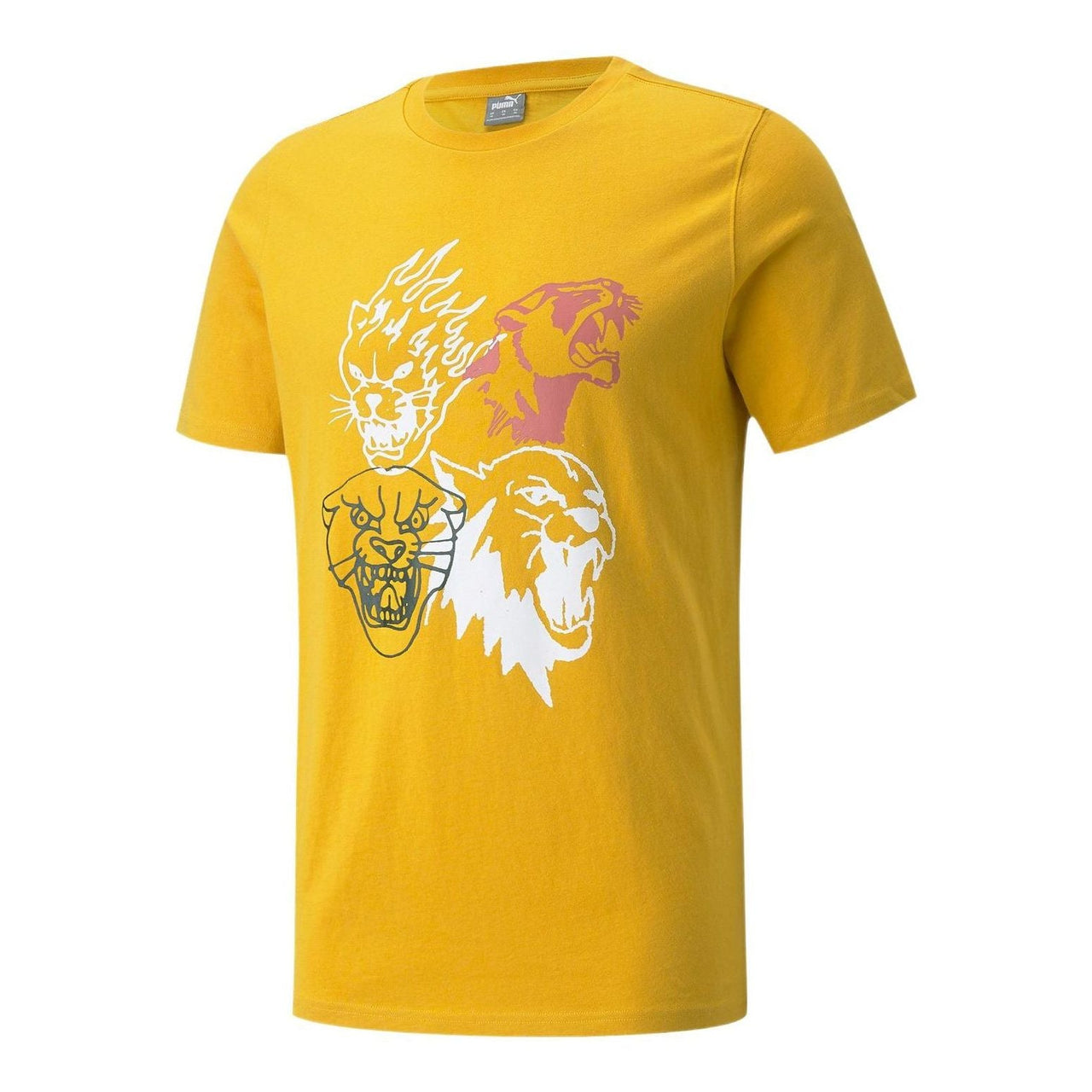 PUMA 4th Quarter Short Sleeve T-Shirt 'Yellow' 532361-06