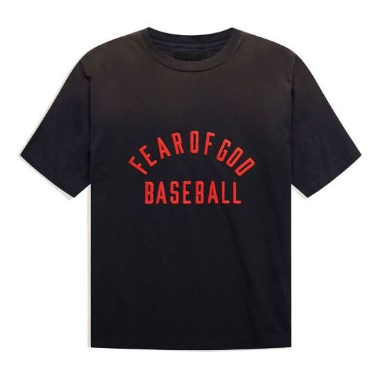 Fear of God Baseball Tee 'Vintage Black Red' FG50-063CTJ-010