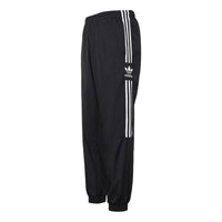 adidas originals Lock Up Track Pants Classic Stripe Sports Long Pants Black FM9886