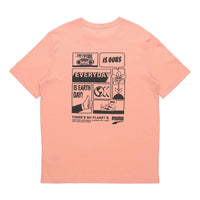 PUMA Peach Downtown Graphic T-Shirt 'Pink Black' 531335-26