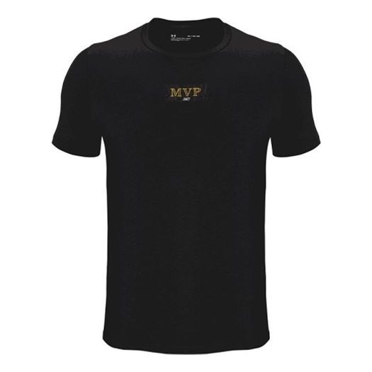 Men's Under Armour Curry 1 MVP Round Neck Short Sleeve Black 1371283-001