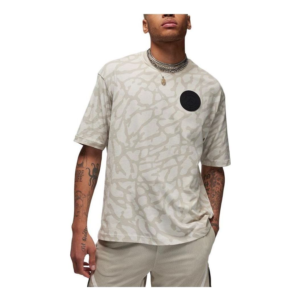 Air Jordan Paris Saint-Germain Graphic T-Shirt 'Beige Grey' DZ2912-072