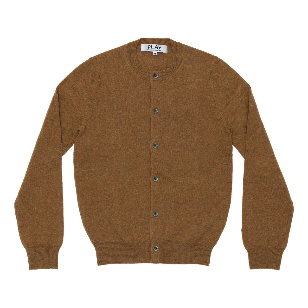 (WMNS) COMME des GARCONS PLAY Cardigan Pastel Series Sleeve Heart 'Brown' AZ-N091-051-3